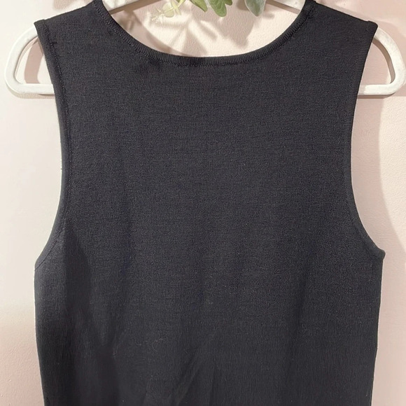NWOT Vintage Andrea Jovine Wool Sleeveless Drop Waist Pleated Sweater Dr… - Picture 6 of 14
